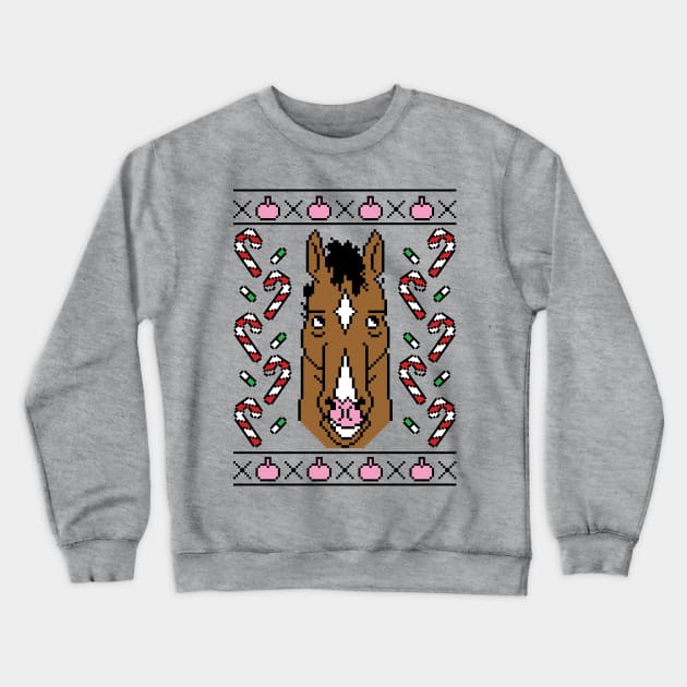 Ugly Holiday Bojack Bojack Horseman Crewneck Sweatshirt TeePublic